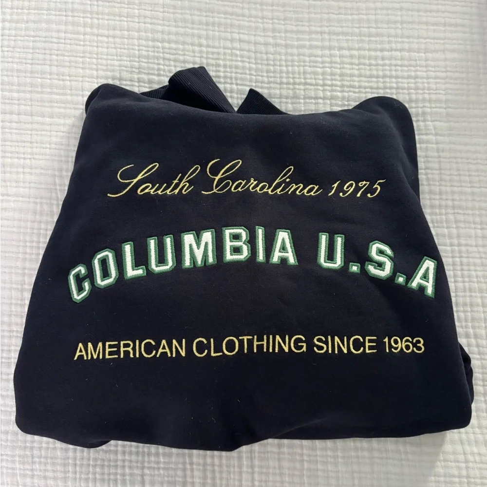 Zara Navy Columbia Hoodie - Picture 3 of 4